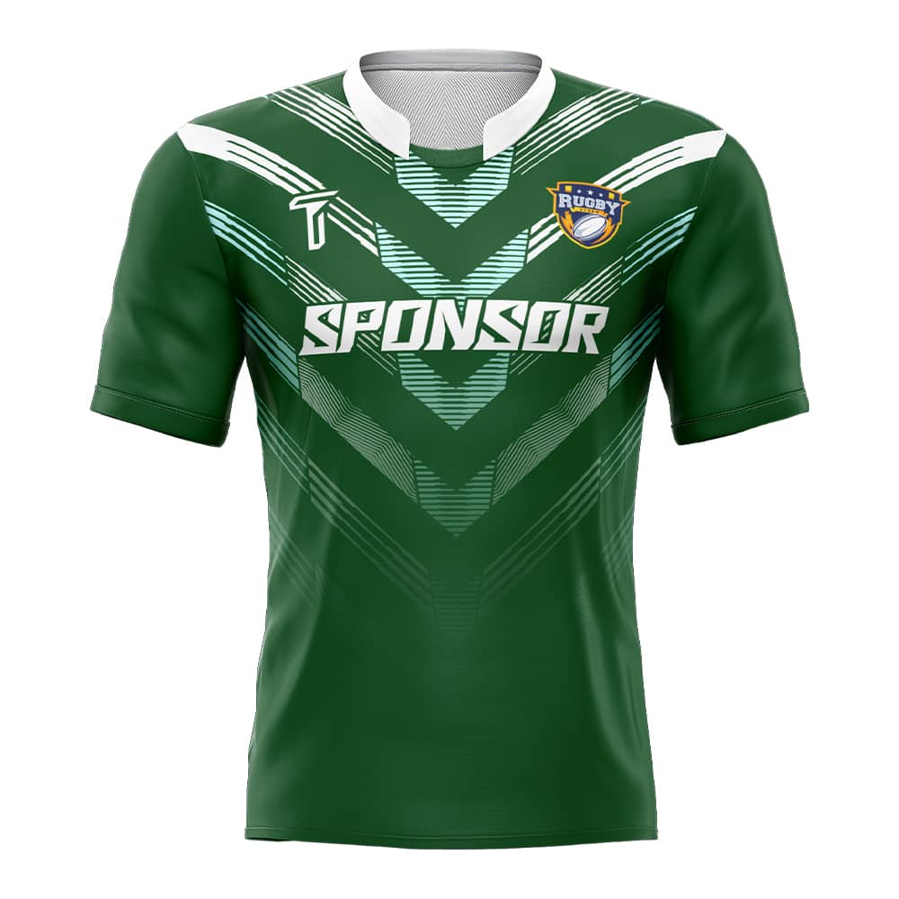 Custom Emerald Pro Match Rugby Jersey