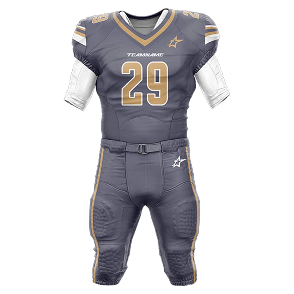 200 Series American Football Jersey & Integrated Pants 3D front