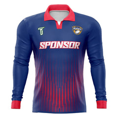 Custom Mirage Long Sleeve Rugby Social Jersey