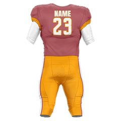 200 Series American Football Jersey & Integrated Pants 3D back