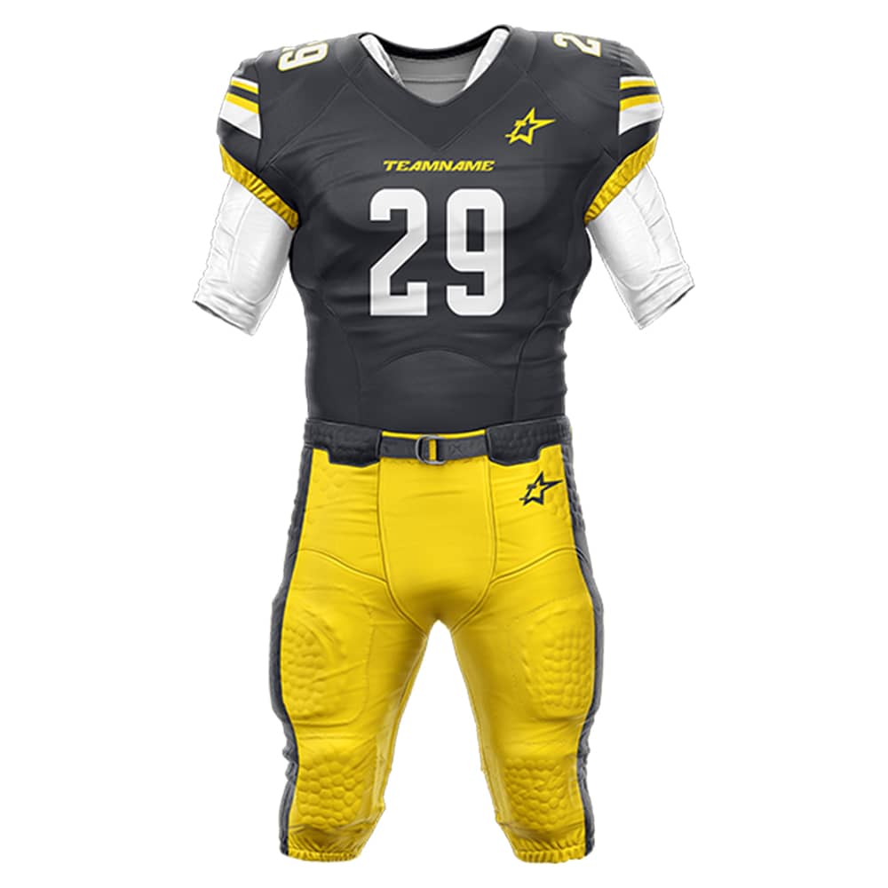 200 Series American Football Jersey & Integrated Pants 3D front