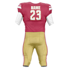 200 Series American Football Jersey & Integrated Pants 3D back
