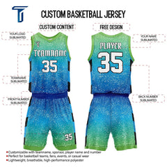 Custom Galaxy Dust Adult Youth Basketball Jersey Set