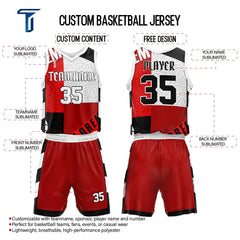 Custom Street Block Adult Youth Basketball Jersey Set