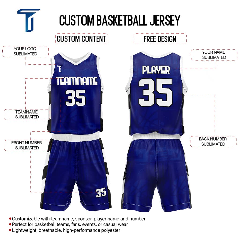 Custom Dynasty Adult Youth Basketball Jersey Unifrom Set