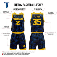Custom Mosaic Adult Youth Basketball Jersey Unifrom Set