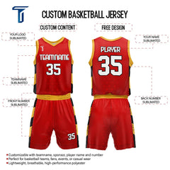 Custom Stars Adult Youth Basketball Jersey Unifrom Set