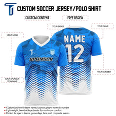 Chevron Custom Team Adult Youth Soccer Jersey