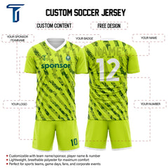 Jungle Pulse Custom Team Soccer Jersey Set