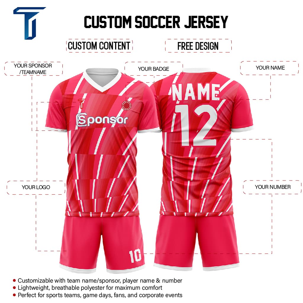 Vortex Custom Team Soccer Jersey Set