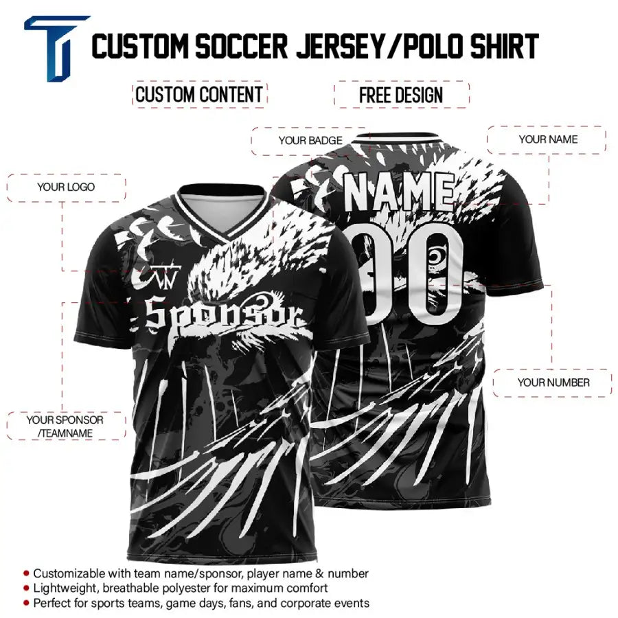 Custom Eagle Team Soccer Jersey