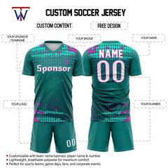 Custom Nebula Team Soccer Jersey Uniform Set