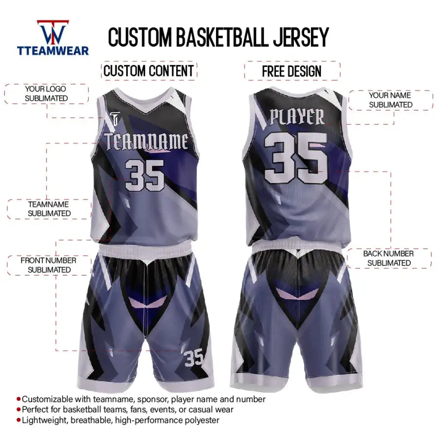 Custom Slamm Basketball Jersey Uniform