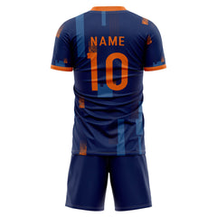 Custom Abstract Soccer Jersey back view