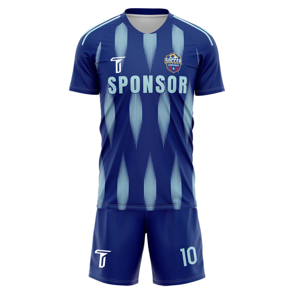 Custom Argyle Soccer Jersey front view