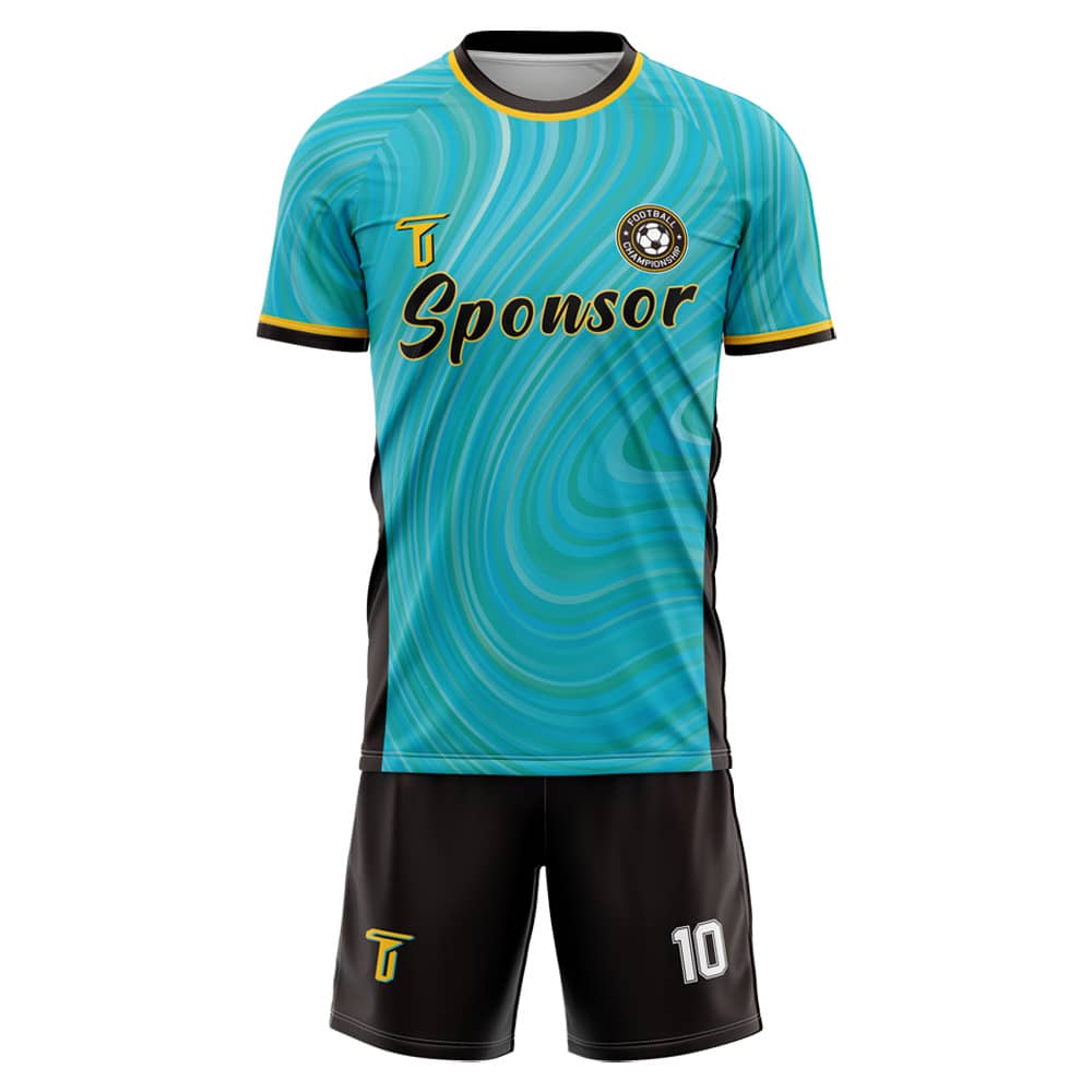 Custom Aurora Soccer Jersey front view