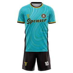 Custom Aurora Soccer Jersey front view