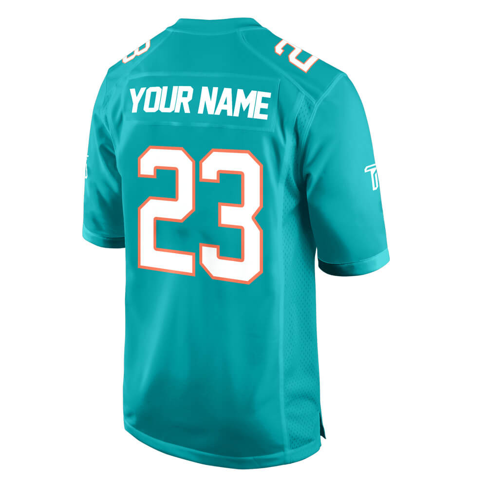 Custom Malachite White-Red Authentic Football Jersey 3D back view