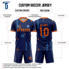 Abstract Soccer Jersey custom content