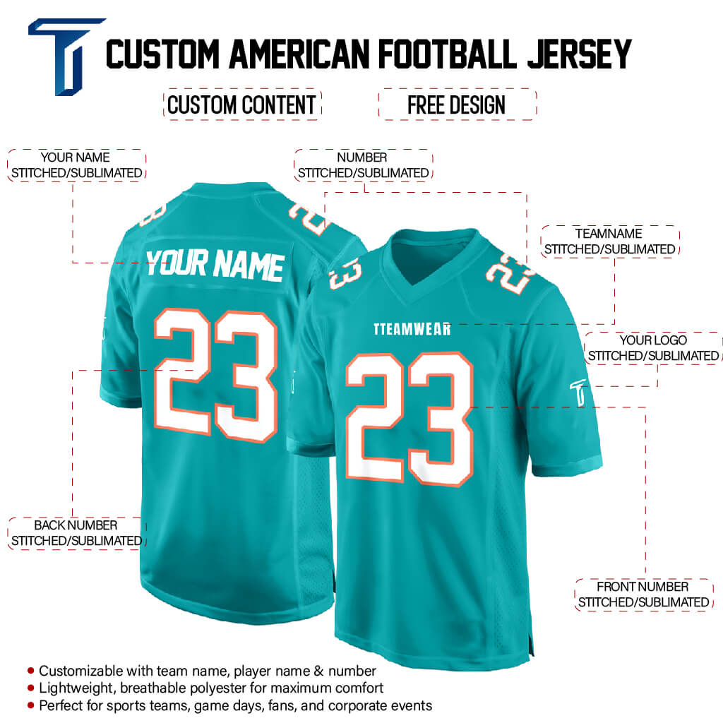 Malachite White-Red Authentic Football Jersey custom content