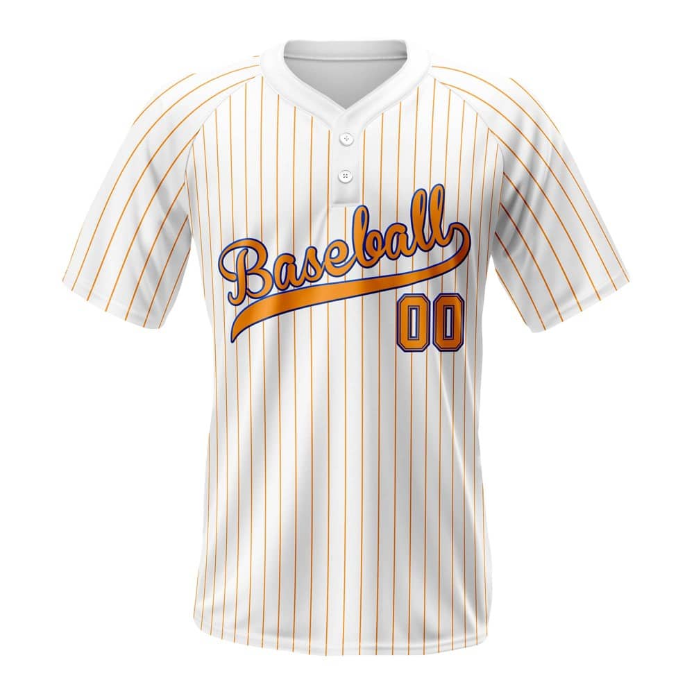 Merigold Pinstripe Custom Two-Button Baseball Jersey