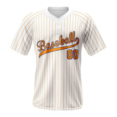 Merigold Pinstripe Custom Two-Button Baseball Jersey