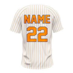 Merigold Pinstripe Custom Two-Button Baseball Jersey