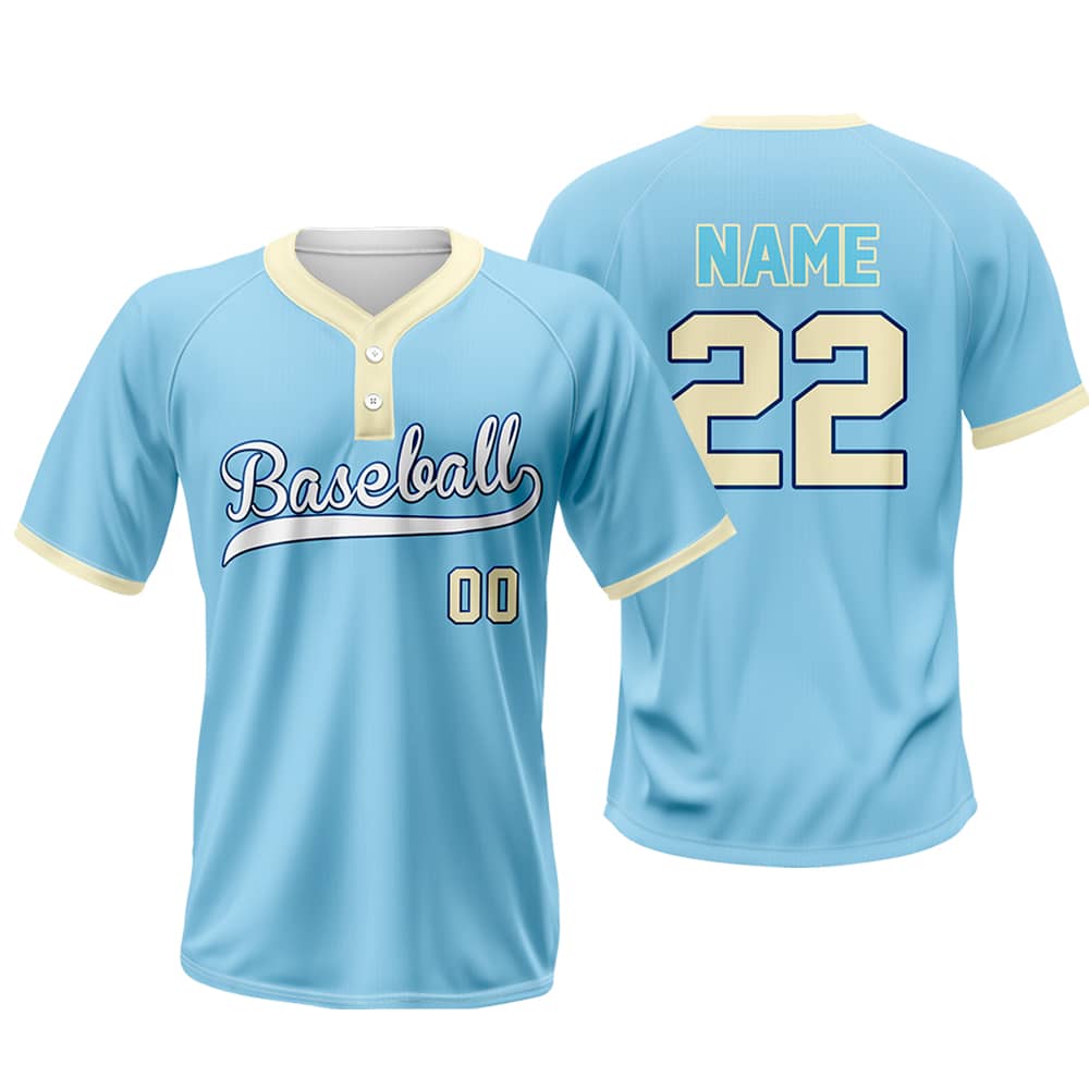 Maritime Custom Two-Button Baseball Jersey