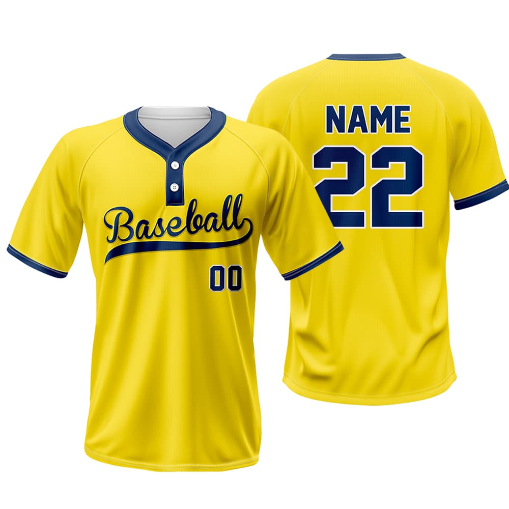Mesa Custom Two-Button Baseball Jersey