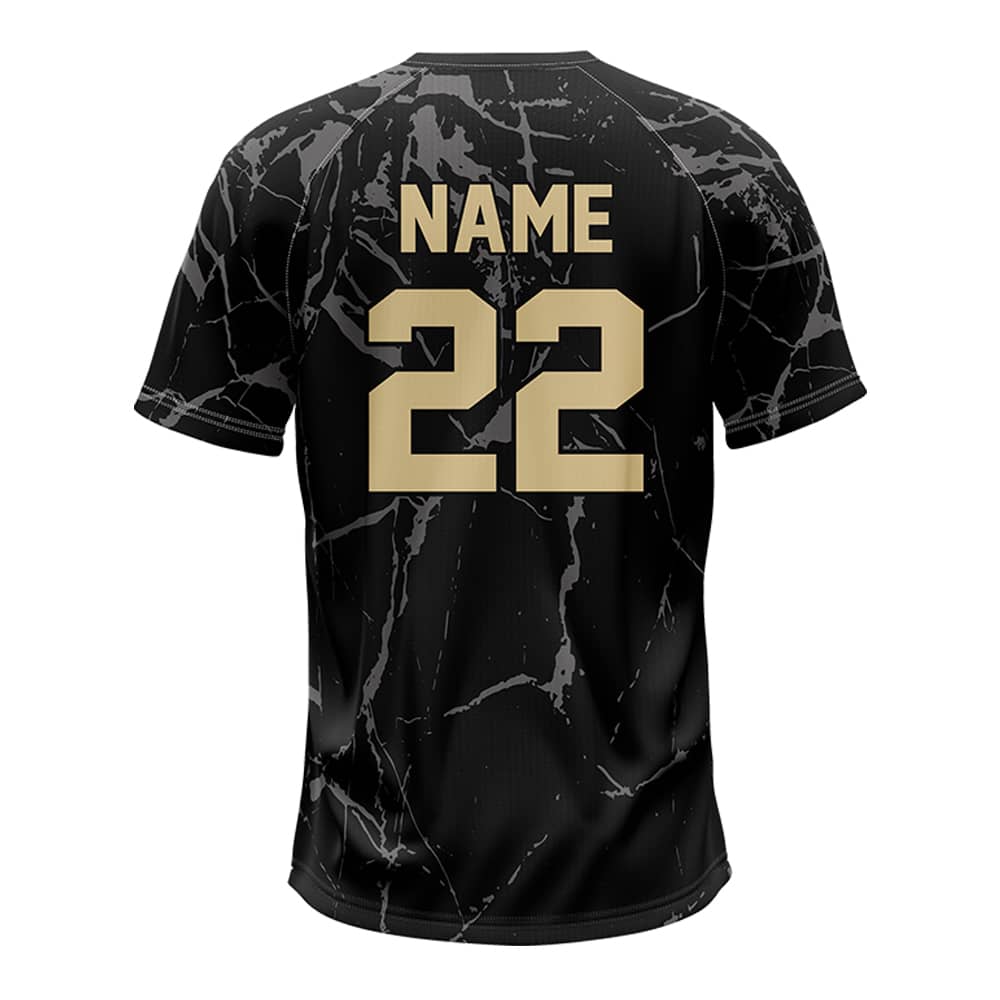 Marble Custom Two-Button Baseball Jersey