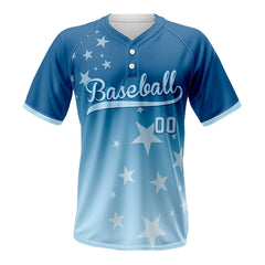 Galaxy Custom Two-Button Baseball Jersey
