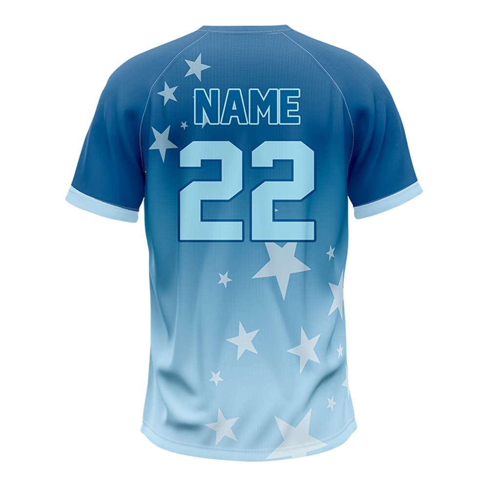 Galaxy Custom Two-Button Baseball Jersey