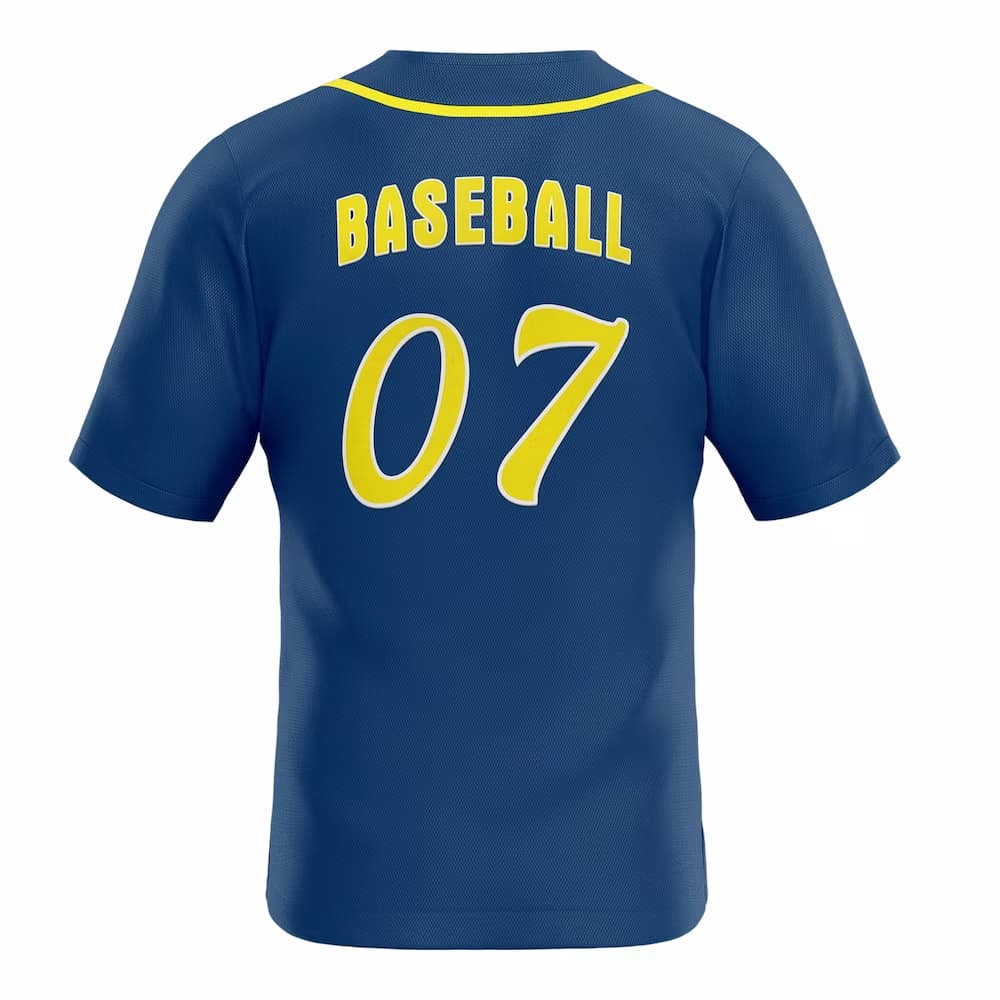 Aegean Custom Classic Full Button Baseball Jersey