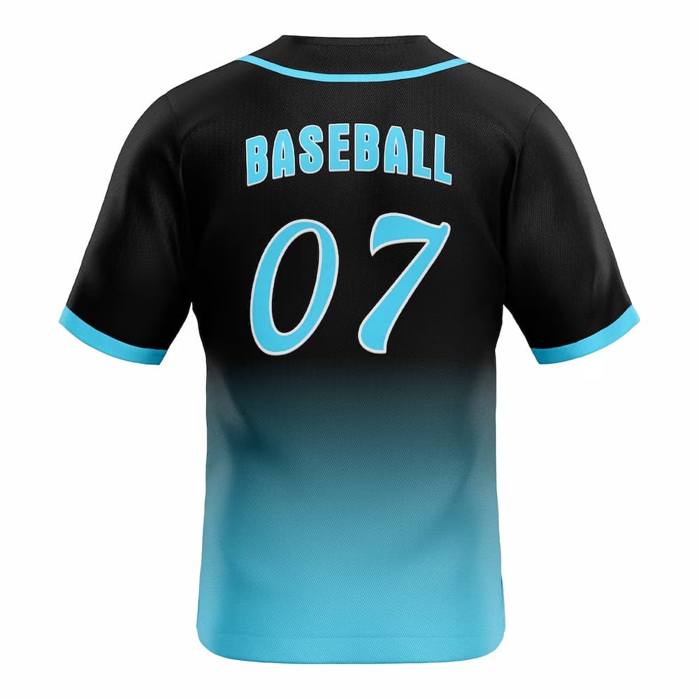 Big Star Custom Full Button Baseball Jersey