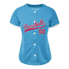 Custom Classic Full Button Baseball Jersey for Women