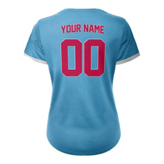 Custom Classic Full Button Baseball Jersey for Women