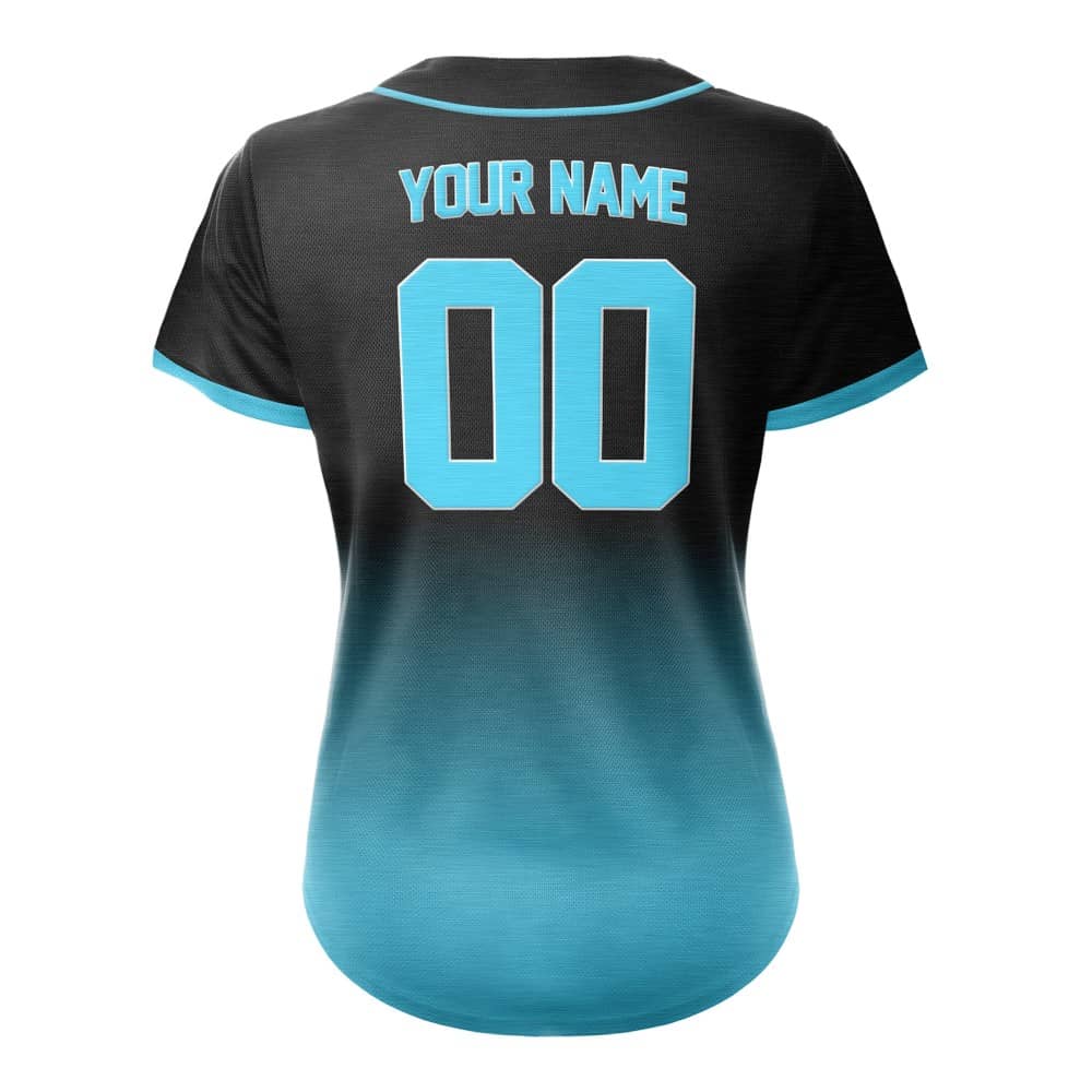 Big Star Custom Full Button Baseball Jersey for Women