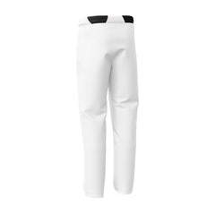Custom Pure White Stretch Practice Loose-fit Baseball Pants