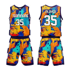 Custom Graffiti Adult Youth Basketball Jersey Set