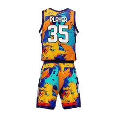 Custom Graffiti Adult Youth Basketball Jersey Set