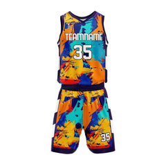 Custom Graffiti Adult Youth Basketball Jersey Set