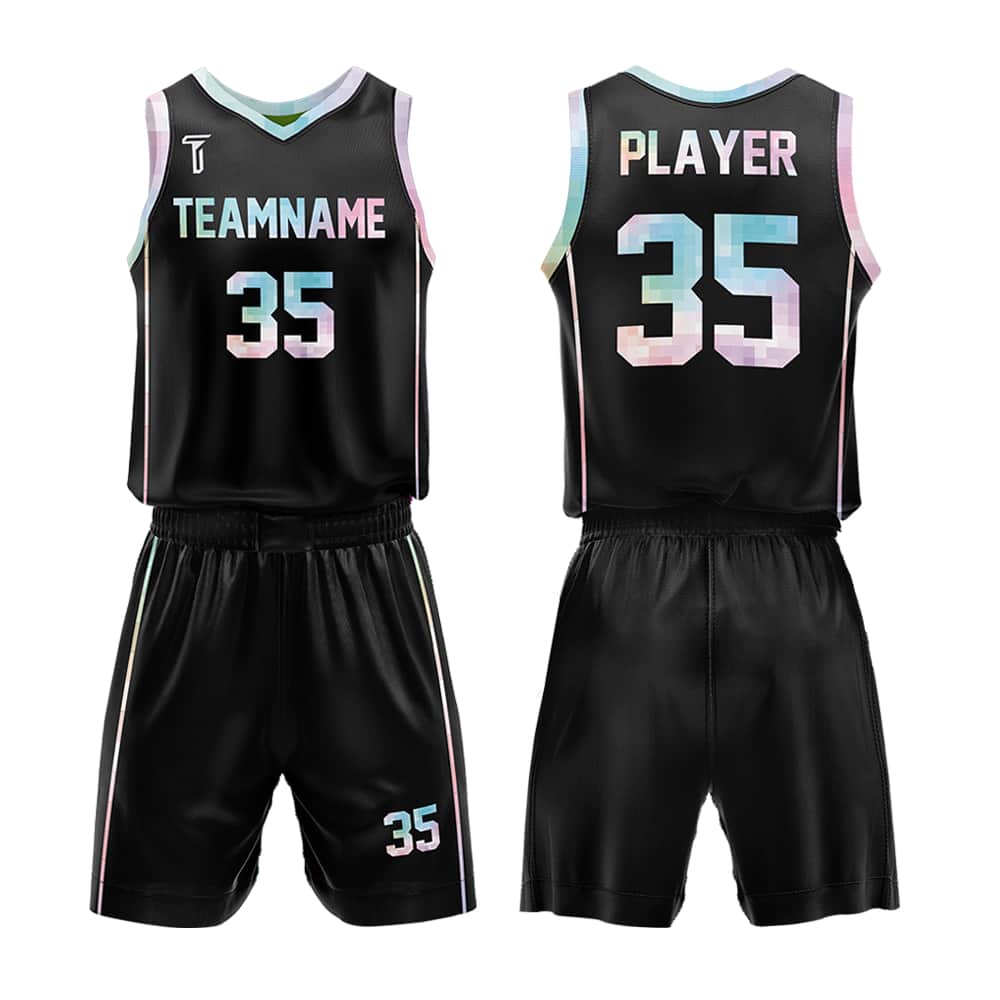 Custom Aurora Adult Youth Basketball Jersey Set