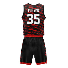 Street Stars Adult Youth Basketball Jersey Set 3D back