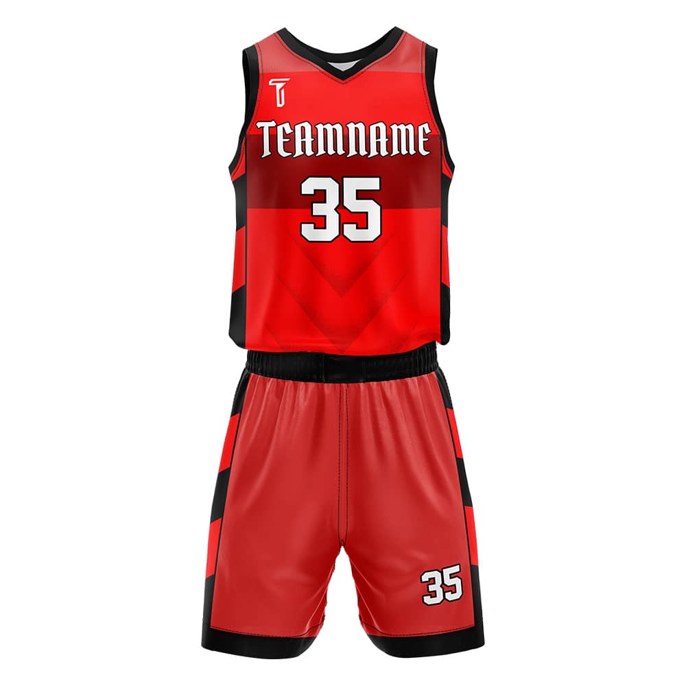 Battle Adult Youth Basketball Jersey Set 3D front