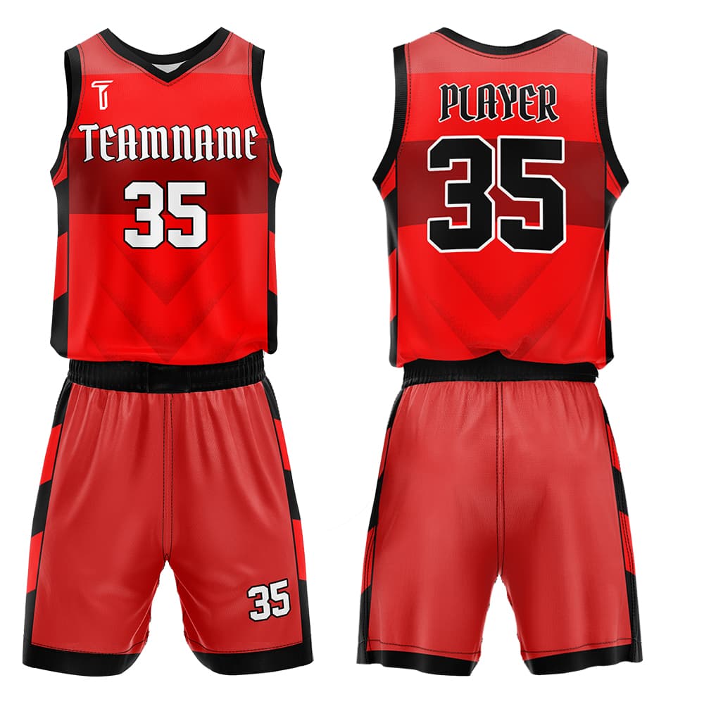 Battle Adult Youth Basketball Jersey Set 3D effect