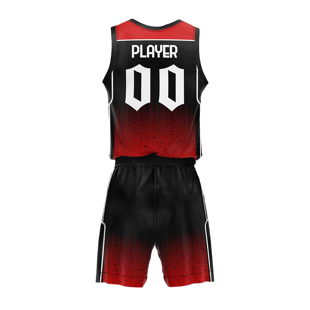 Custom Crimson Adult Youth Basketball Jersey Set