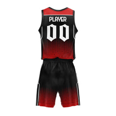 Custom Crimson Adult Youth Basketball Jersey Set