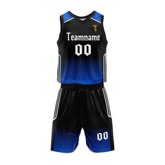 Custom Sapphire Adult Youth Basketball Jersey Set