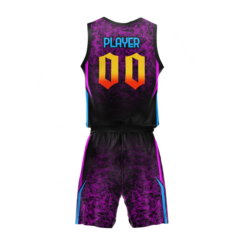 Custom Violets Adult Youth Basketball Jersey