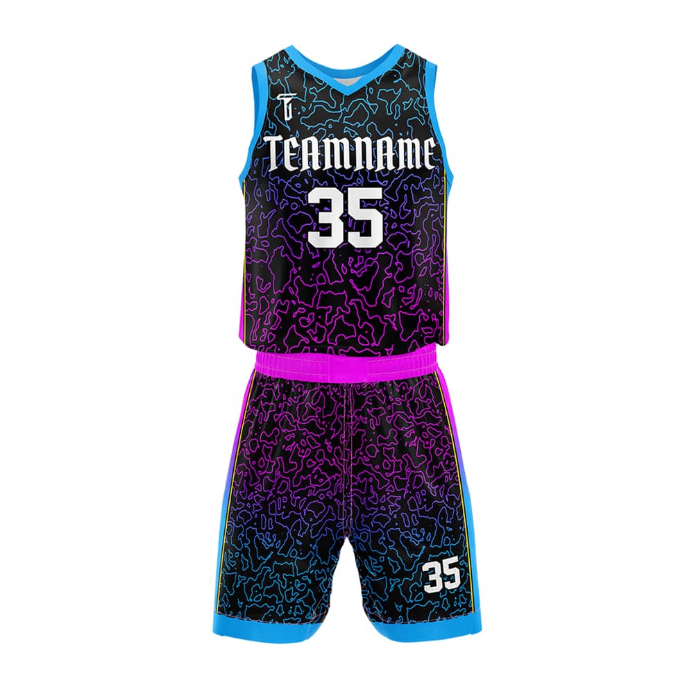 Custom Starburst Adult Youth Basketball Jersey Set